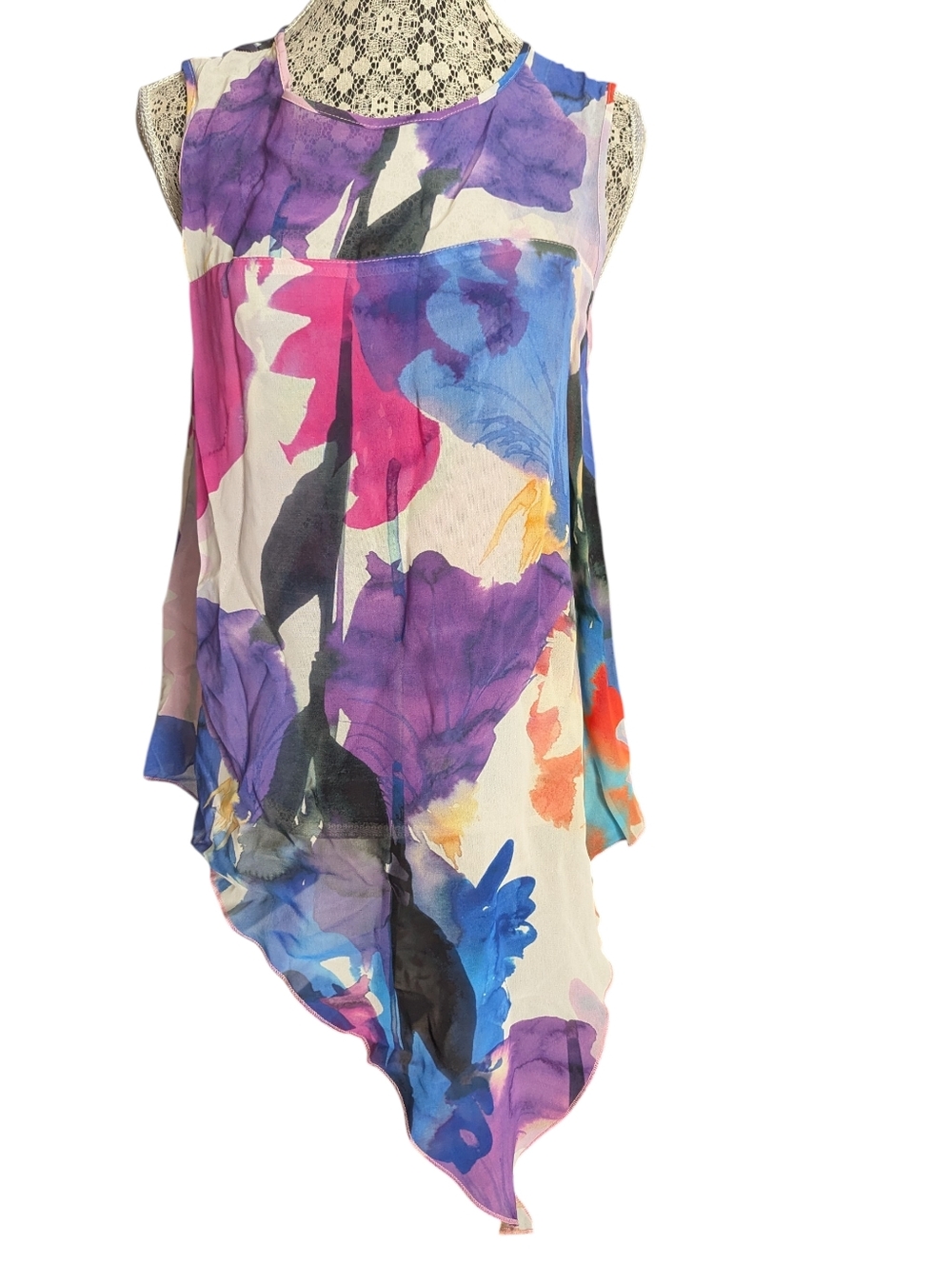 PERIPHERY Neubauer Print Asymmetical Top - Multicolor
